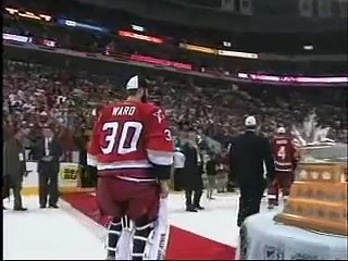 Cam Ward Wins the Conn Smythe Trophy
