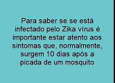 Como saber se esta com o Zika Virus