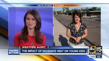 Excessive heat impacts young kids