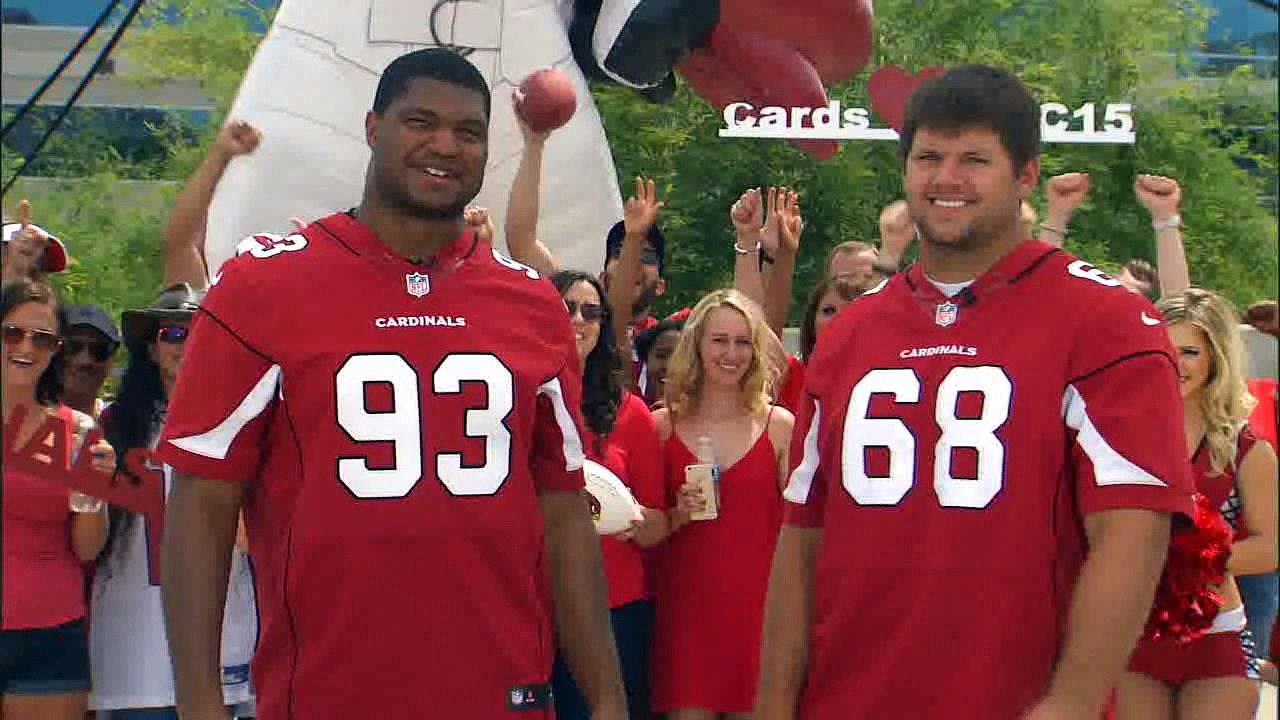 Arizona Cardinals ABC15 promo shoot bloopers