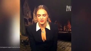 Cara Delevingne talks about getting a role in Paper Towns
