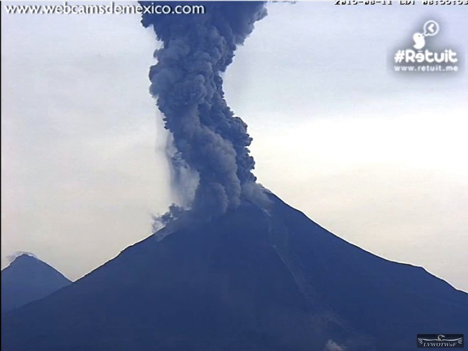 Volcan Colima 8-11-15  8-1pm "1/2 a Day's Look"