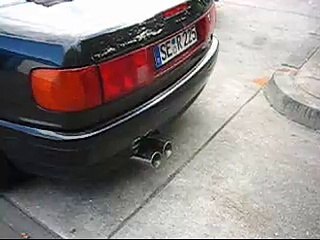 Audi Typ 89 Cabriolet 2.3 Exhaust
