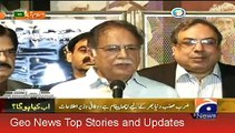 Geo News Headlines 14 August 2015_ Pervaiz Rasheed Talk On Karachi Rangers Opera