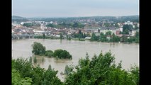Hochwasser 2013 Die Donau zwischen Deggendorf und Vilshofen