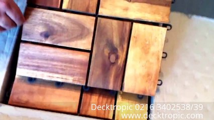 ▶ Geçmeli Ahşap Yer Karosu Fiyatları _ Bahçe Ahşap Yer Karosu Döşeme