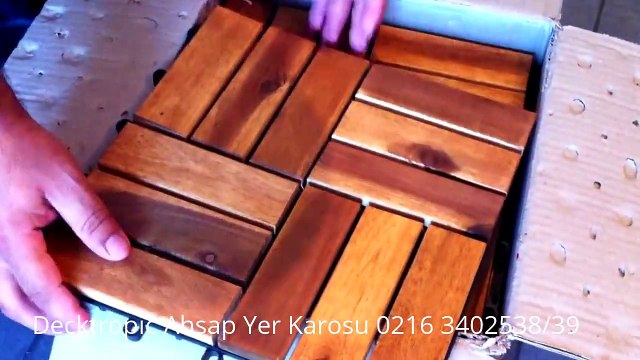 Geçmeli Ahşap Yer Karosu Fiyatları _ Bahçe Ahşap Yer Karosu Döşeme