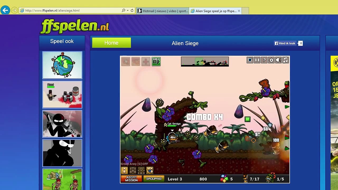 random games #1 ALIEN SIEGE!!