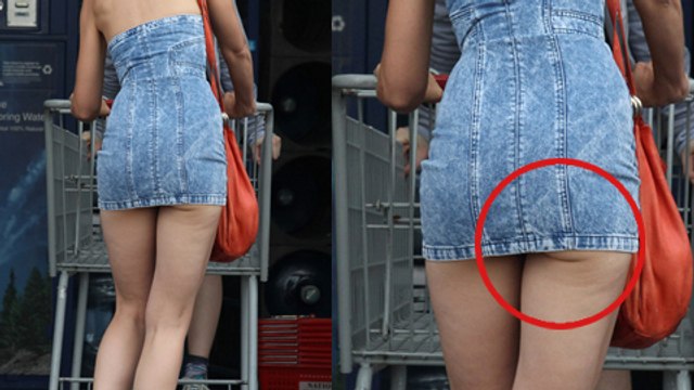 Wardrobe Malfunction: Katie Holmes Flashes Butt Cheeks