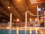 Plongeon piscine de Forbach avec J-T, Mathieu et Julien