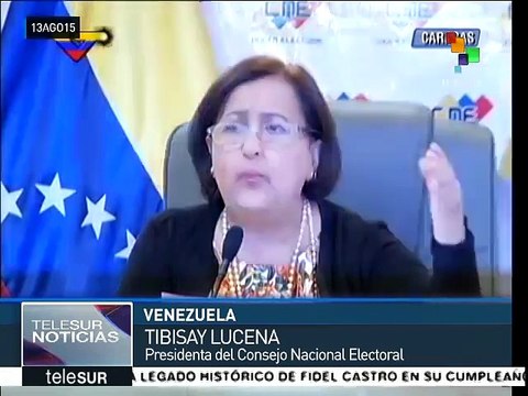 Venezuela: CNE aprueba postulación de mil 799 candidatos a la AN
