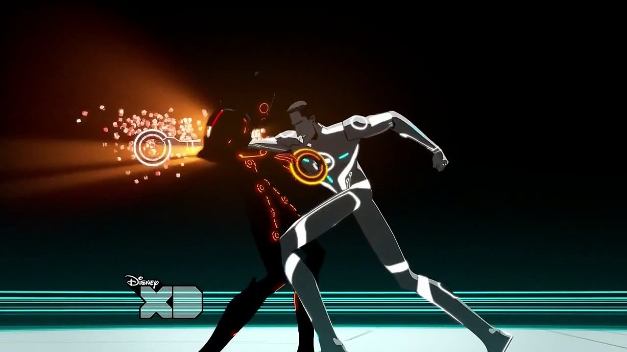 Tron Uprising - art hidden inside a Disney CGI cartoon HD 720p TV series