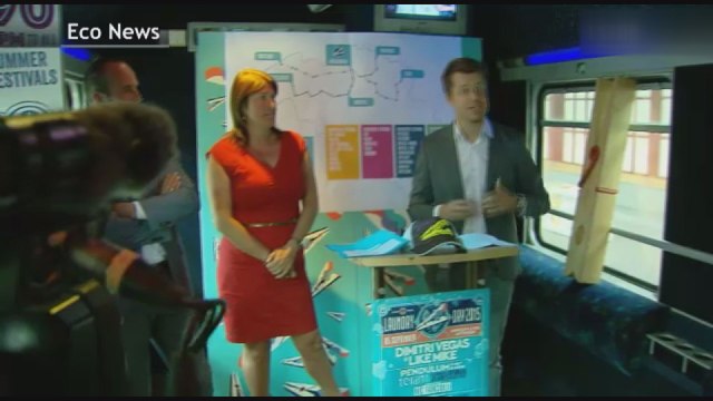 Le disco train de la SNCB : l'occasion d'apparaître dans la presse de façon positive