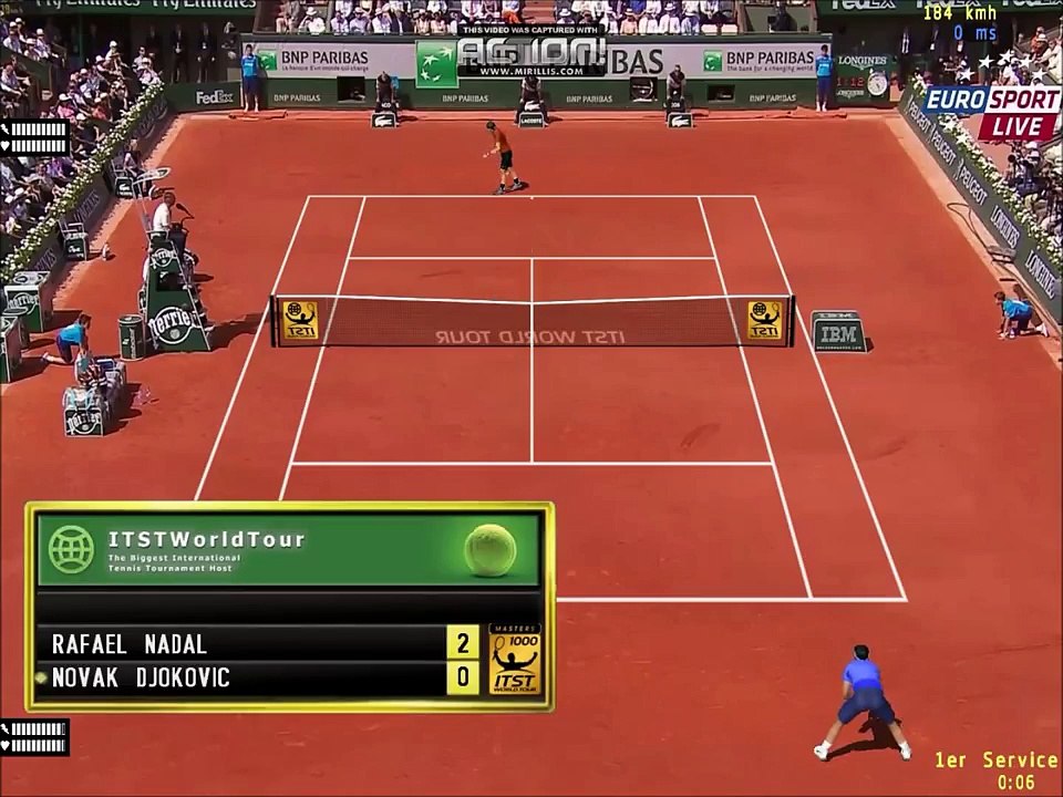 Tennis Elbow 2013// #1 Nadal vs Djokovic-Roland Garros