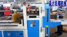 Semi automatic folding gluing machine for corrugated carton box
