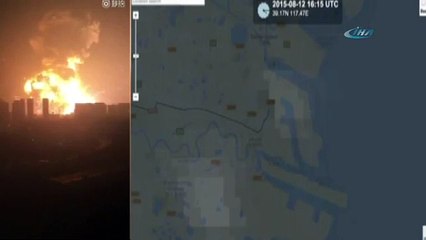 Korkunç patlama uzaydan böyle görüldü