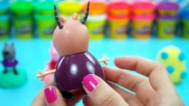 Peppa Pig toys Play Doh Spiderman Surprise eggs playdough egg