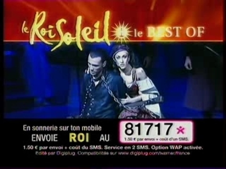 Pub album Best of roi soleil
