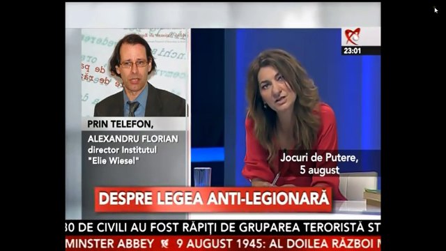 Alexandru Florian mintind despre strada Petre Tutea din Timisoara si Institutul Elie Wiesel