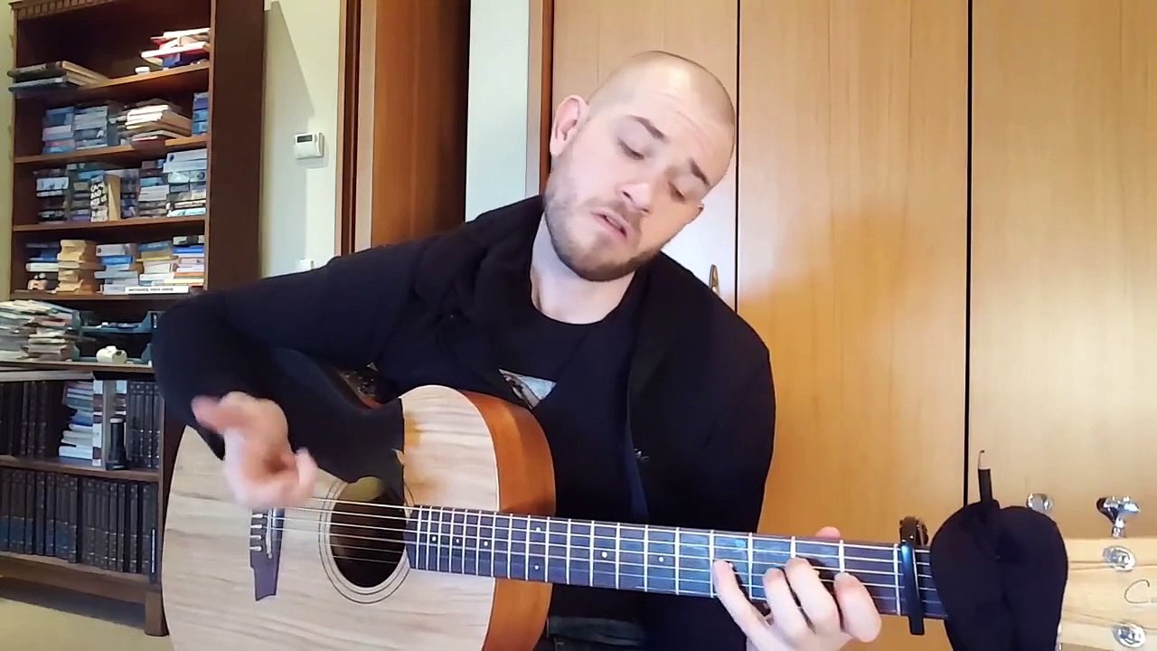 Percussive Guitar Lesson:  How to put a kick and a snare through your playing