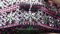 Pink Flower Crystal Evening Purse UK Sale Luxury Designer Evening Bag Handmade