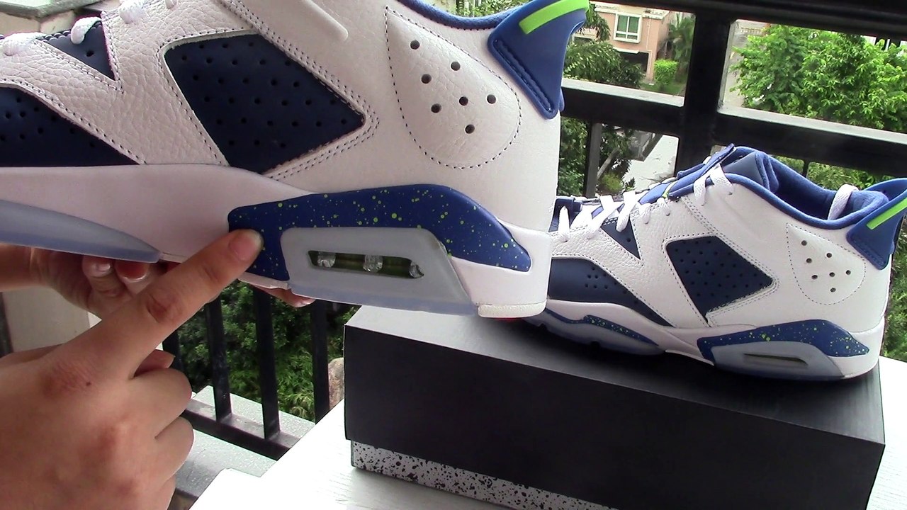 authentic air jordan 6 low ghost green from sneakerclub.cn