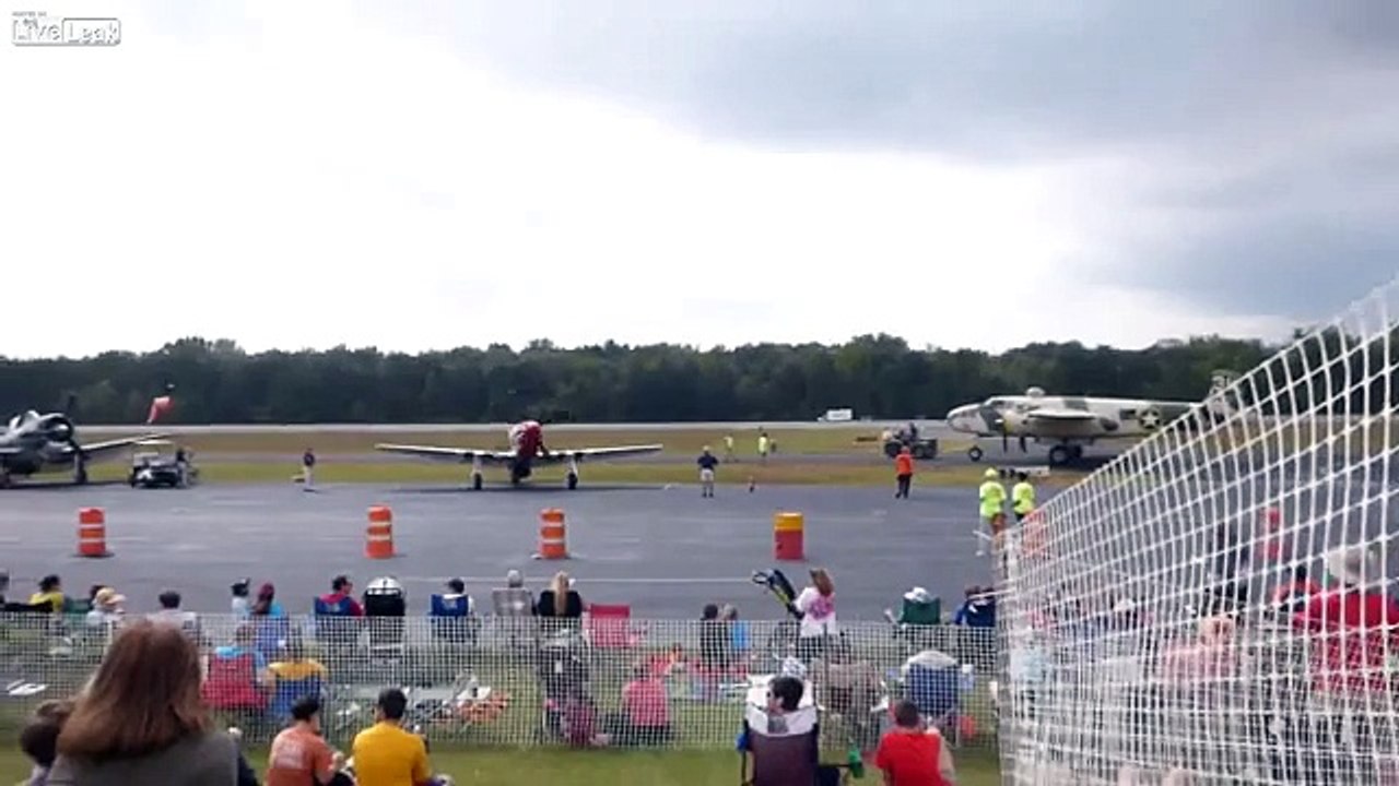 LiveLeak - P-51D Mustang at the airshow