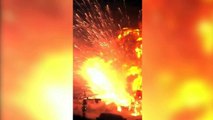 Chine : il filme la série d'explosions à Tianjin