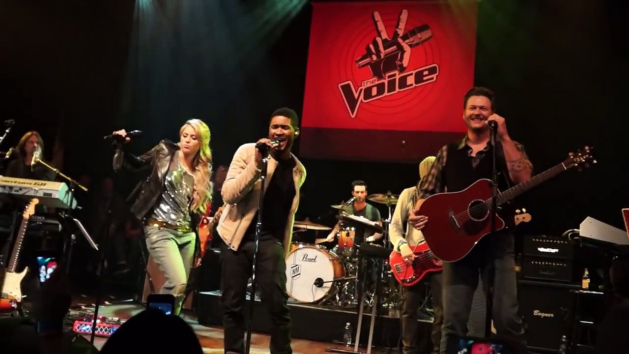 THE VOICE - USHER, BLAKE SHELTON, SHAKIRA, ADAM LEVINE - COME TOGETHER (LIVE @ HOLLYWOOD 5-9-2013)