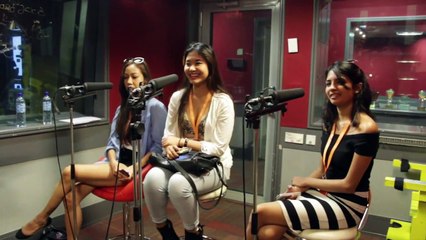 hitz Morning Crew hangs out with the FHM Girl Next Door Finalists!