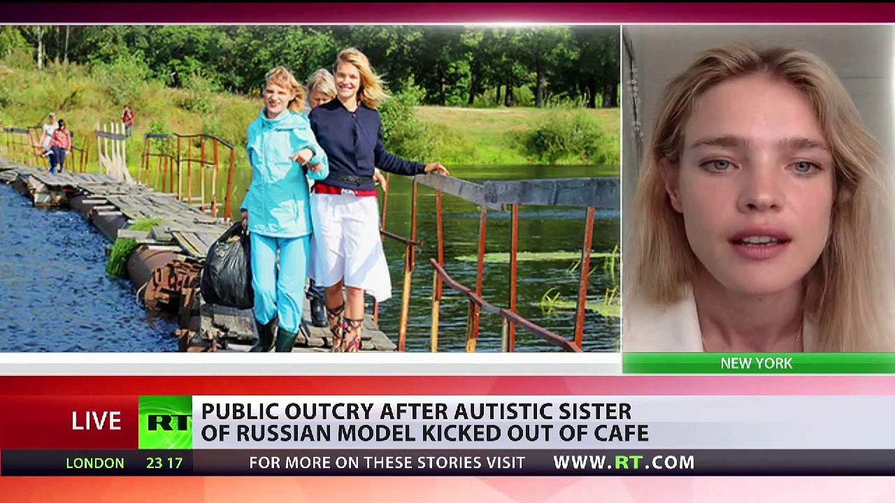 Vodianova to RT: Police detained mother after sister was kicked out of cafe