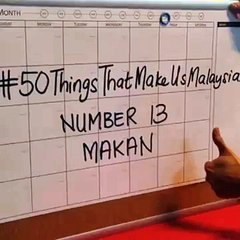 hitz Sabah: #50ThingsThatMakeUsMalaysian Number 13 - Makan