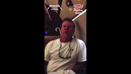James Hetfield Speaks To Malaysian Fans