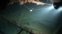 Wreck Diving in the Baltic Sea - an unknown wreck at 72m