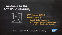 SAP HANA Academy - SDA: SAP HANA Spark Controller Install [SPS 10]
