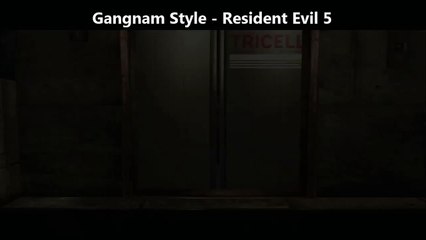 Elevator scene from Psy's Gangman Style (강남스타일) in Resident Evil 5