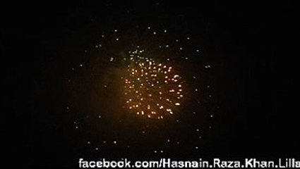 Fireworks at Parad Ground, Islamabad on 14th August 2015.