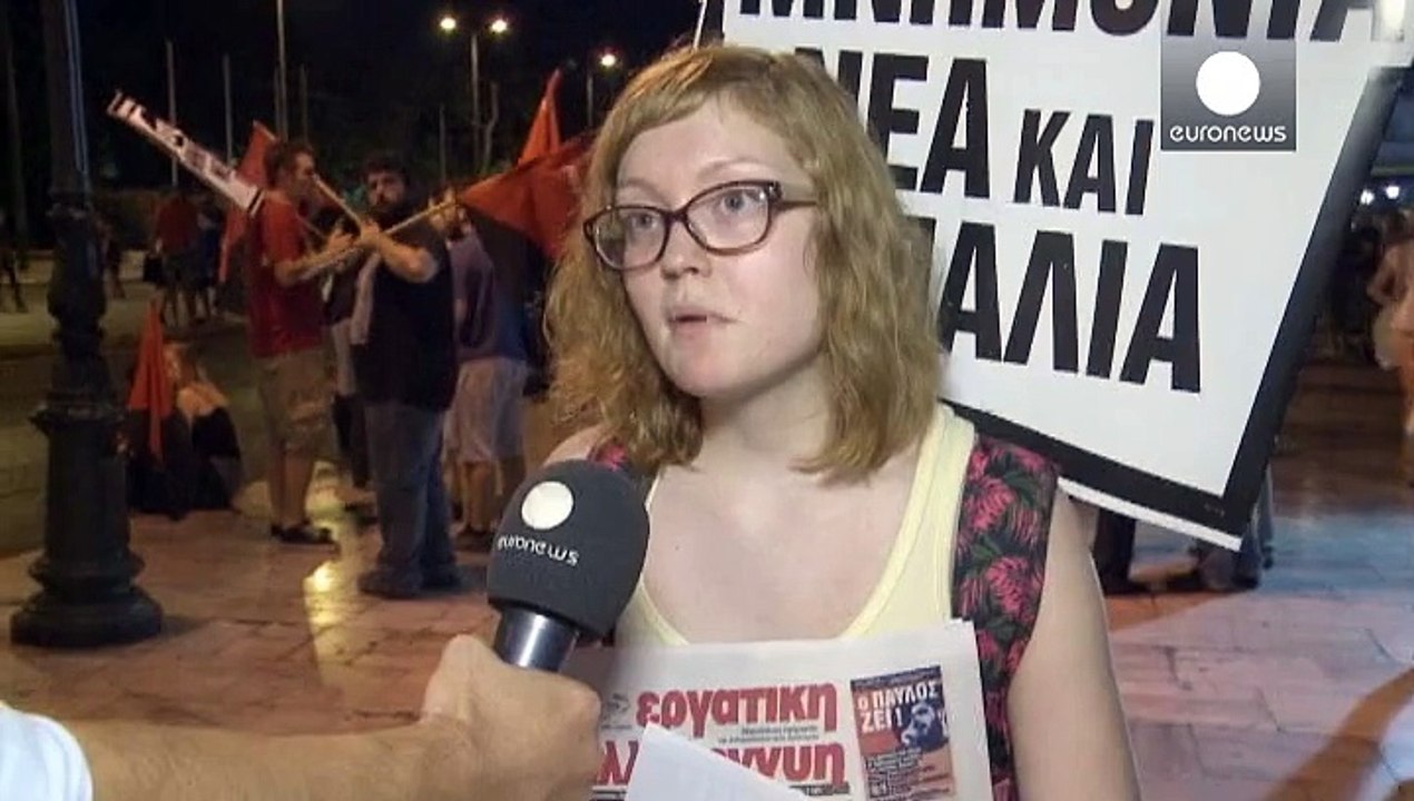 Proteste in Athen vor Abstimmung über drittes Hilfspaket - Neuwahlen immer wahrscheinlicher