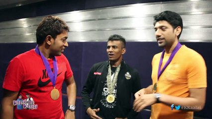 Robo Mani @ Manikumar With Kalakkal Kaalai Guys