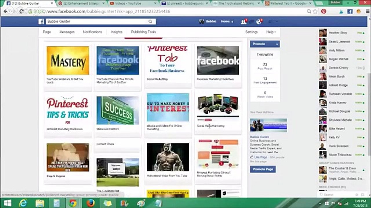 Pinterest Tab