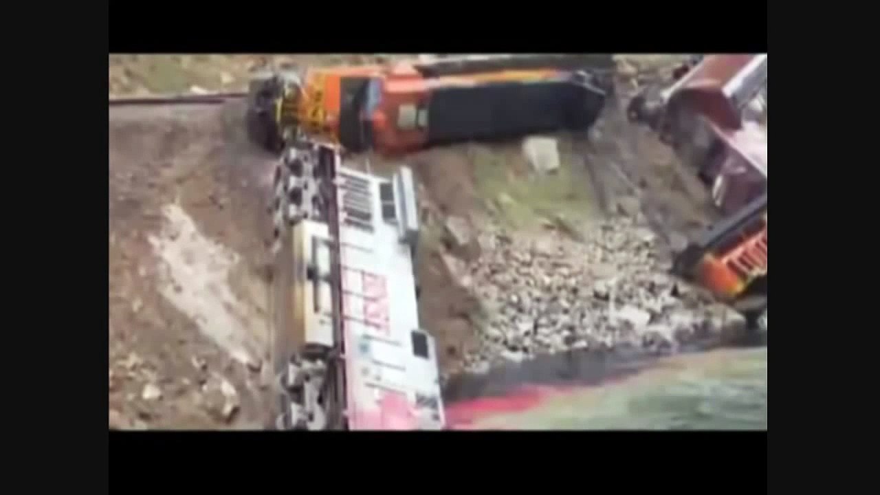 BEST TRAIN WRECKS COMPILATION Hitting Cars & Trucks Railway Crashes