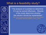 Feasibility study