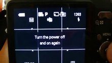 Error code E:61:00 e6100 on Sony Digital Cameras - Cybershot, Cyber-shot, T-series, etc.