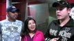 Vince Chong with JD and Dilly goofing away off-air