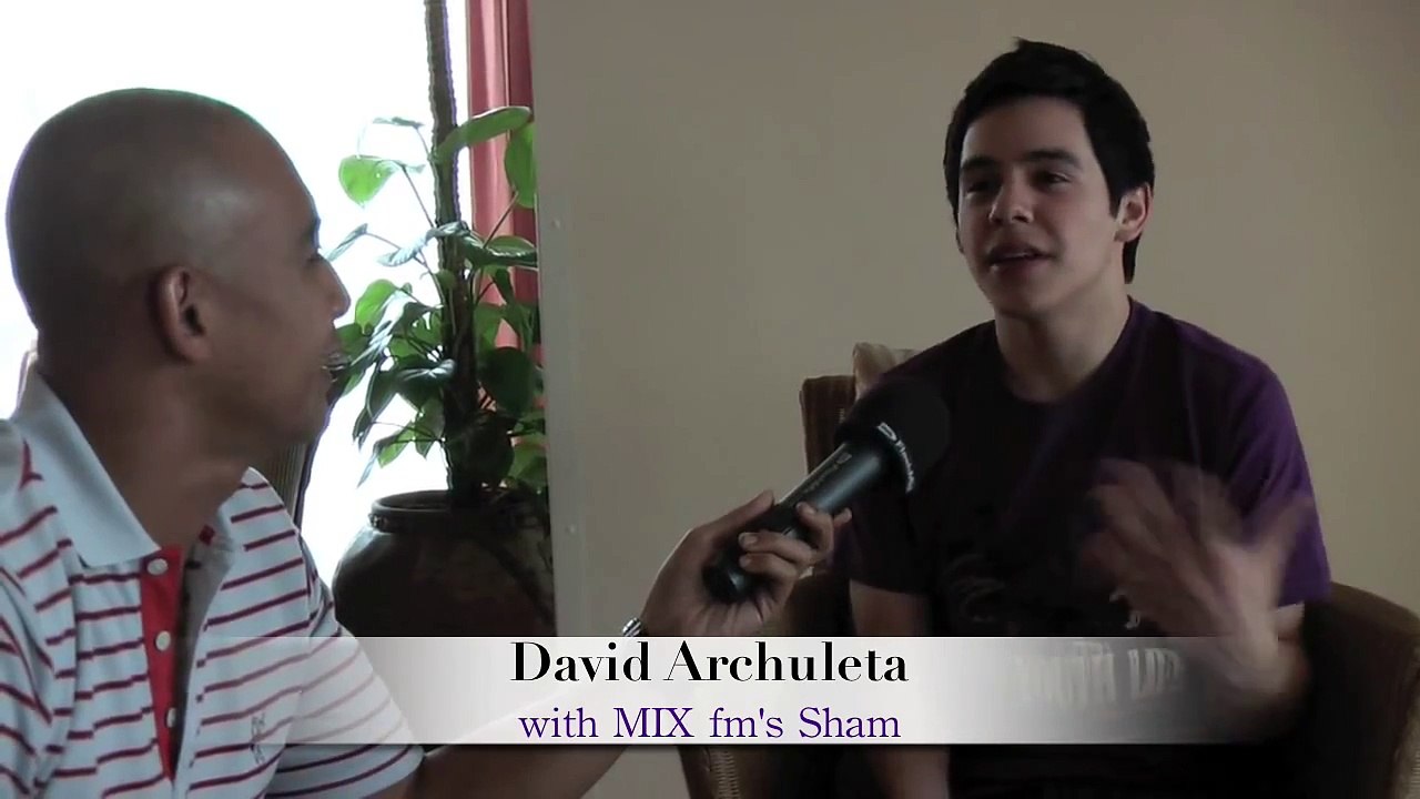 MIX fm Exclusive: Sham talks to David Archuleta! (II)
