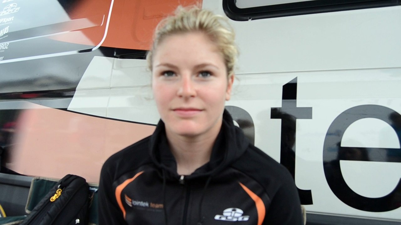 ROUTE DE FRANCE FEMININE : AVEC SOLINE LAMBOLEY, AVANT LE DEPART A VESOUL