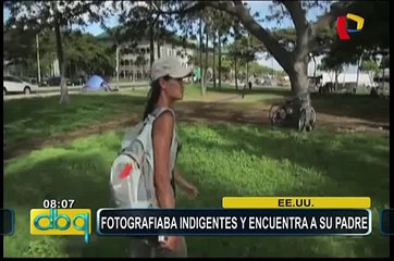 Estados Unidos: mujer encuentra a su padre cuando fotografiaba indigentes