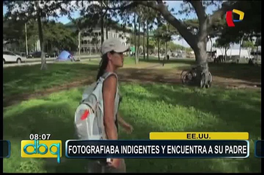 Estados Unidos: mujer encuentra a su padre cuando fotografiaba indigentes