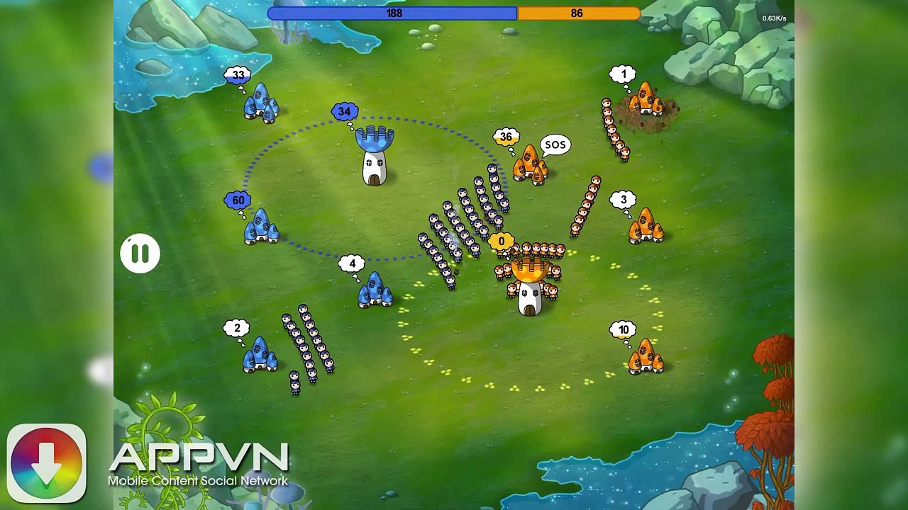 [iOS Game] Mushroom War Space - Đại chiến nấm lùn - AppStoreVn