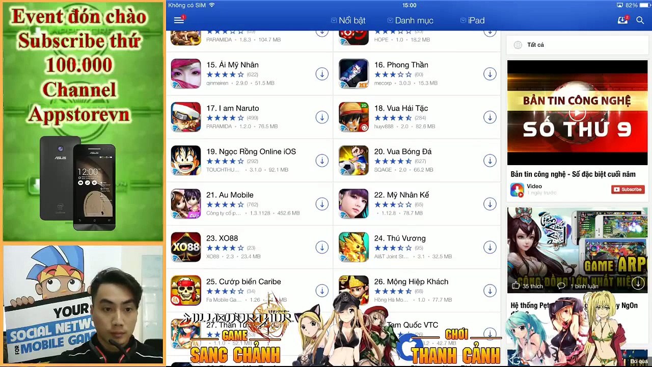 Quay giải Event đón chào subscribe thứ 100.00